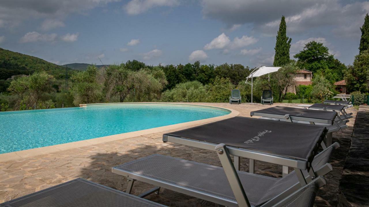 Poggio Al Palio Aparthotel San Lorenzo a Merse Exteriör bild