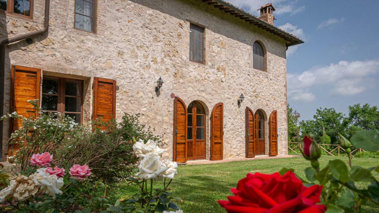 Poggio Al Palio Aparthotel San Lorenzo a Merse Exteriör bild